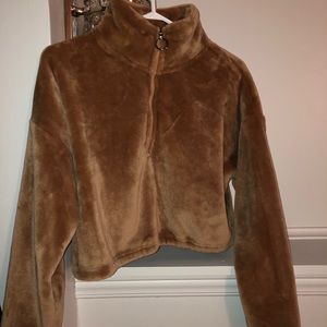 Very soft turtleneck hoodie